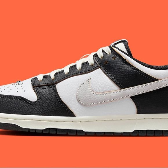 HUF x Nike SB Dunk Low San Francisco Black White Orange FD8775-001 Size 15 - Picture 9 of 16